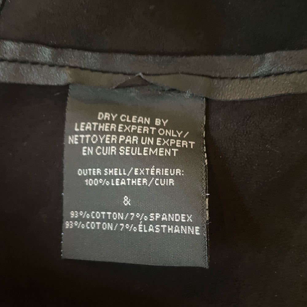 Lamarque leather drape jacket - Picture 5 of 9